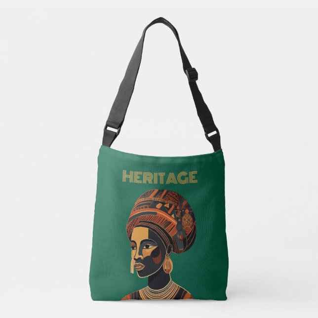 Sac Ajustable Dame d'histoire noire (Devant)