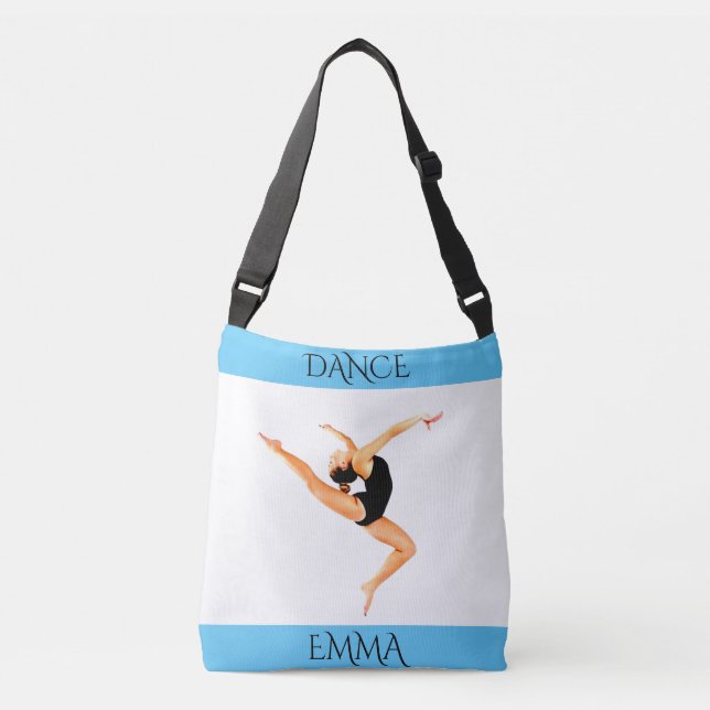 Sac Ajustable Dance tote,personalized name. (Devant)