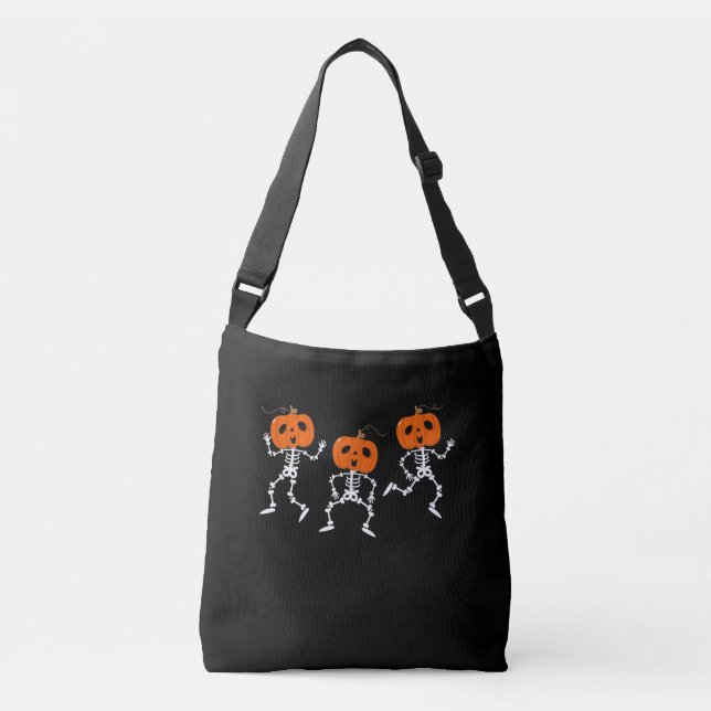 Sac Ajustable Dancing Skeleton Dabbing Skeletons Cadeau Hallowee (Devant)