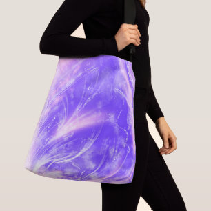 Sac Ajustable Dandelions et lucioles Abstraits violet rose