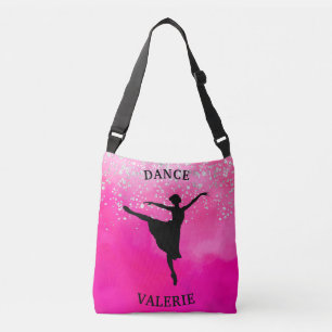 Sac Ajustable Danse de ballerine rose ombré scintillant