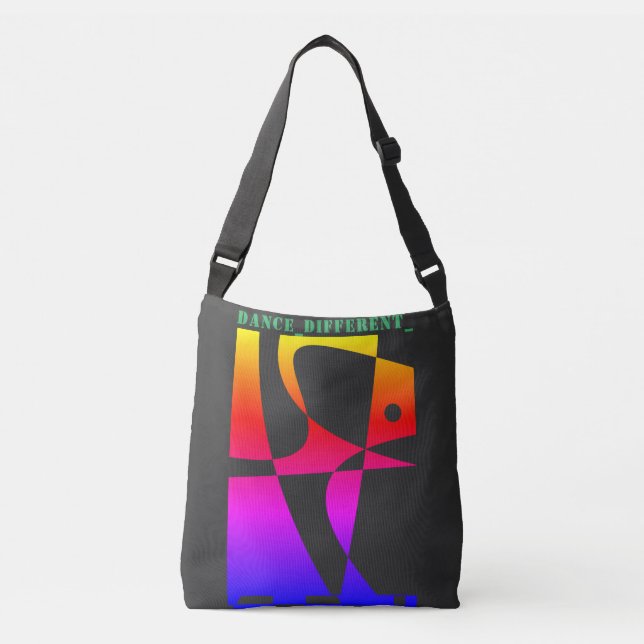 Sac Ajustable DANSE_DIFFÉRENT_ Gris arc-en-ciel (Devant)