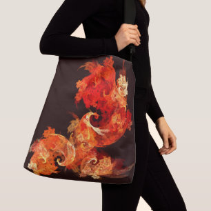 Sac Ajustable Danse Feux de feu Art Abstrait Corps croisé
