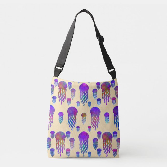 Sac Ajustable Danse sous-marine Rainbows soie (Devant)