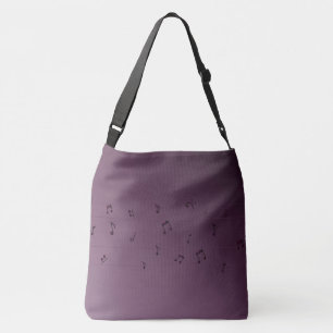 Sac Ajustable Dark Ombre Musical Notes Mauve