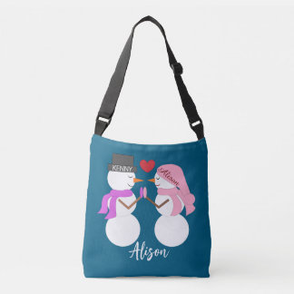 Sac Ajustable Darling Snowpeople in Love: Deep Sea Blue