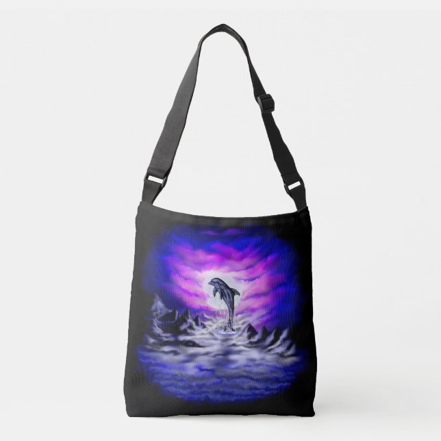 Sac Ajustable Dauphin clair de lune (Devant)