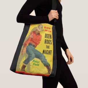 Sac Ajustable Death Rides La nuit couverture du livre de l'ouest