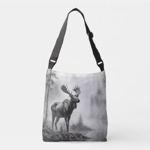 Sac Ajustable Découverte d'animaux d'orignal Nature sauvage Encr