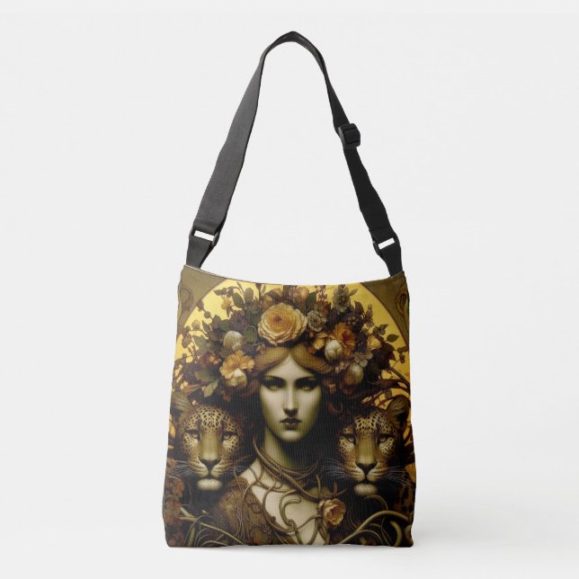 Sac Ajustable déesse gothique nouveau soleil solstice d'été Tote (Devant)