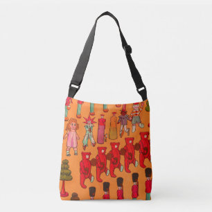Sac Ajustable Défilé de jouets de Noël vintage 1907 Magazine Puc