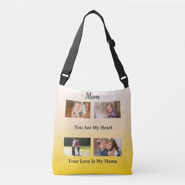 Sac Ajustable Dégradé Chaud – Souvenir de Quatre Photos (Devant)