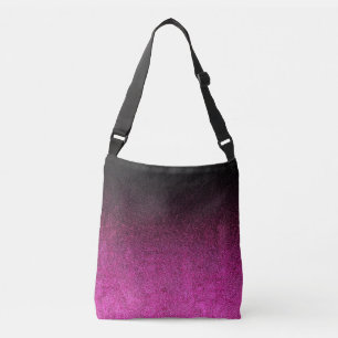 Sac Ajustable Dégradé de Parties scintillant rose et noire
