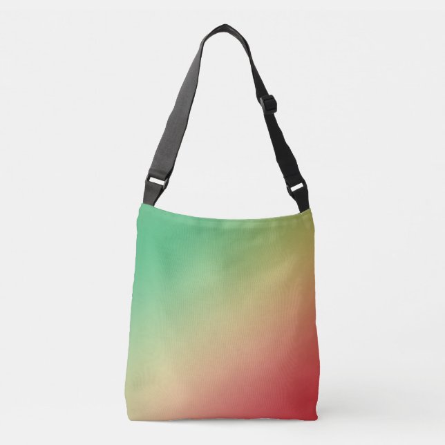 Sac Ajustable Dégradé de vert, jaune et rouge (Devant)