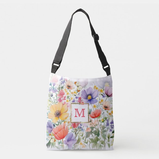 Sac Ajustable Design floral d'été personnalisé (Devant)