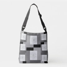 Design graphique noir, blanc et gris