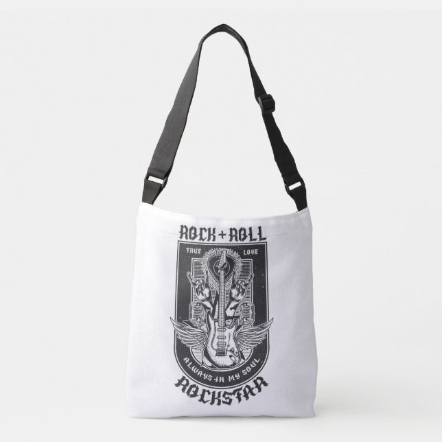 Sac Ajustable Design Guitar Rock (Devant)