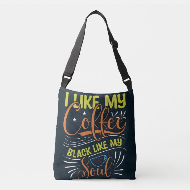 Sac Ajustable Design T-shirt Café (Devant)