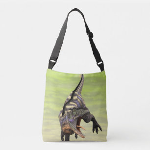 Sac Ajustable Dessin préhistorique drôle d'Aucasaurus rugissant 