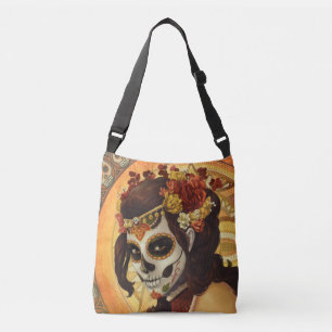 Sac Ajustable Dia De Los Muertos Throw Pillow