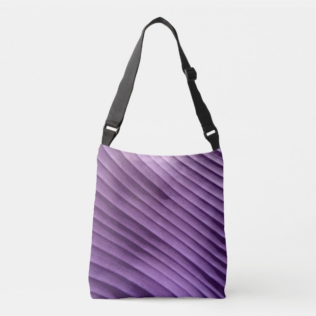Sac Ajustable Diagonale pourpre feuille (Devant)