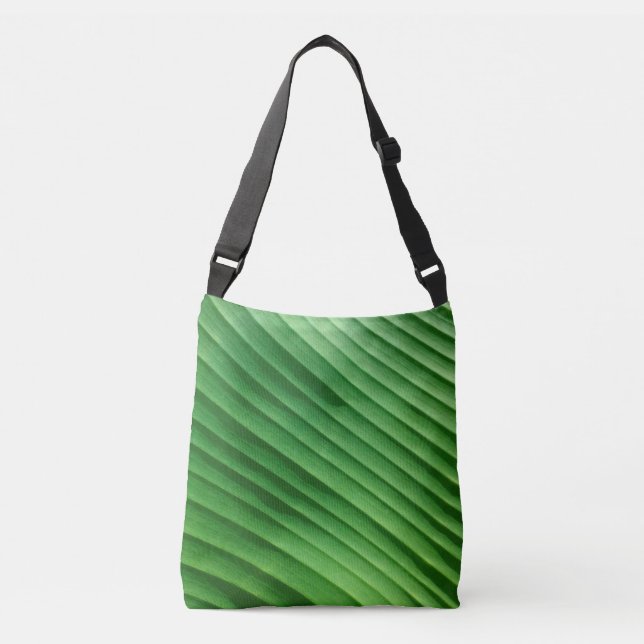 Sac Ajustable Diagonale verte feuille (Devant)