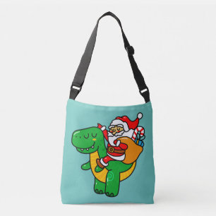 Sac Ajustable Dinosaure de Noël Père Noël équitation T Rex Xmas 