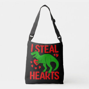 Sac Ajustable Dinosaure Vert Valentine I Voler Coeurs