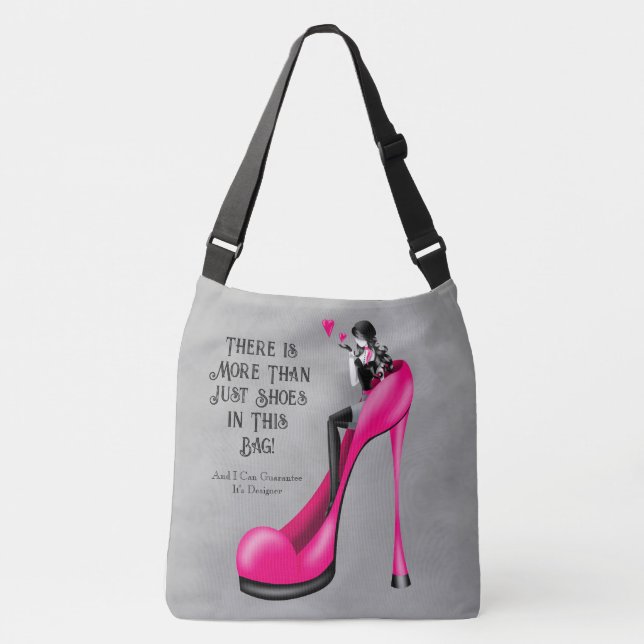 Sac Ajustable Divas de mode personnalisées en rose Stiletto (Devant)