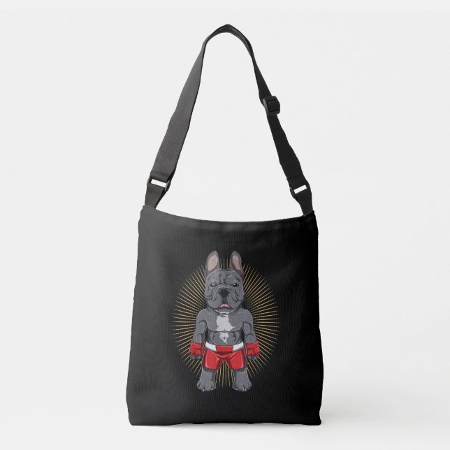 Sac Ajustable Dog Lover | Brave French Bulldog (Devant)