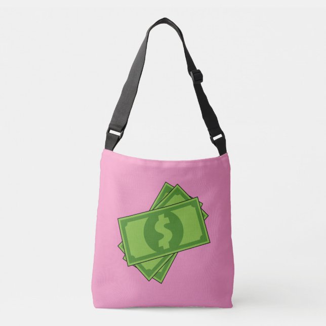 Sac Ajustable Dollar de l'argent du dessin (Devant)