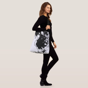 Sac Ajustable Doodle de fleurs