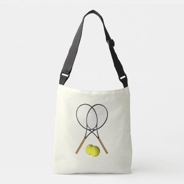 Sac Ajustable Double Tennis Crème (Devant)
