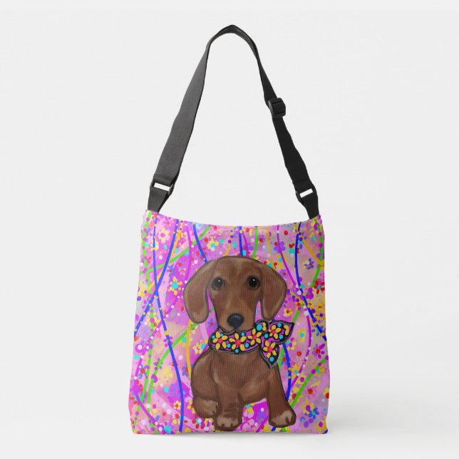 Sac Ajustable Doxie Rouge (Devant)