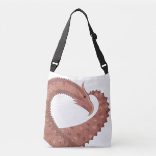 Sac Ajustable Dragon cardiaque Brown en blanc