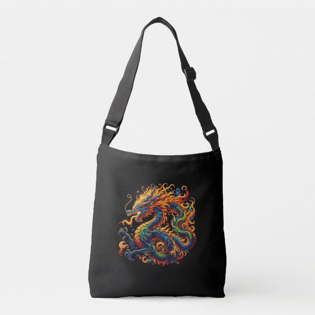 Sac Ajustable Dragon coloré (Devant)
