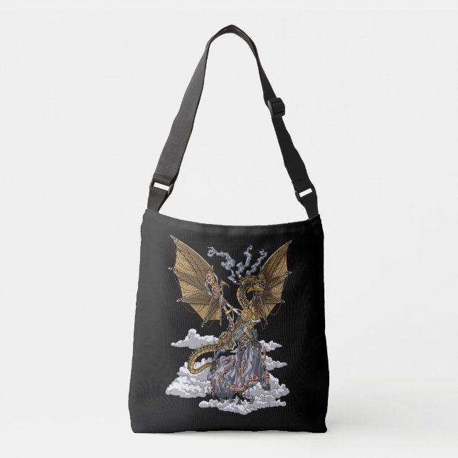 Sac Ajustable Dragon de Steampunk (Devant)