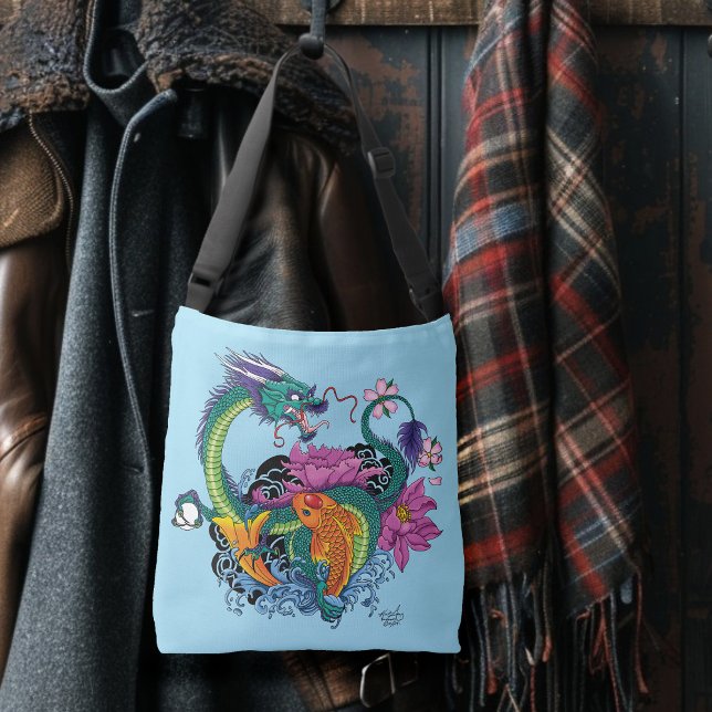Sac Ajustable Dragon d'eau chinois Poisson Koi (Créateur téléchargé)