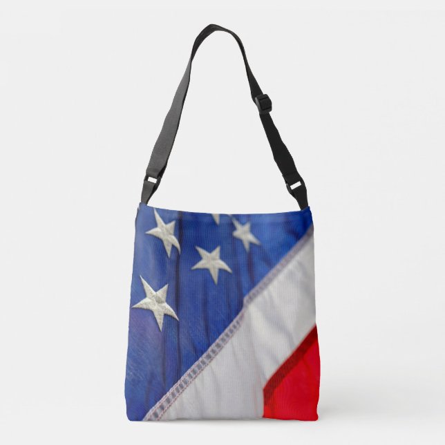 Sac Ajustable Drapeau américain Rouge Blanc bleu (Dos)
