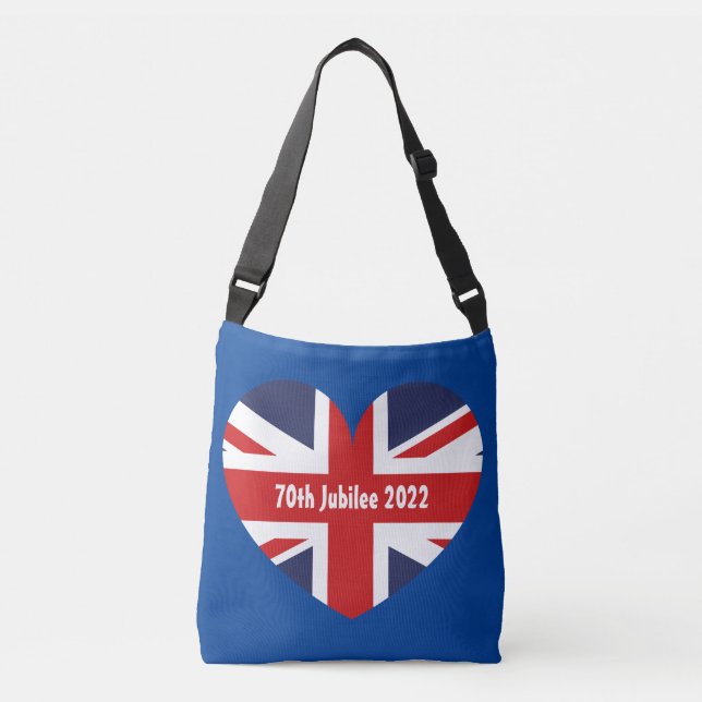 Sac Ajustable Drapeau britannique du 70e jubilé 2022 (Devant)