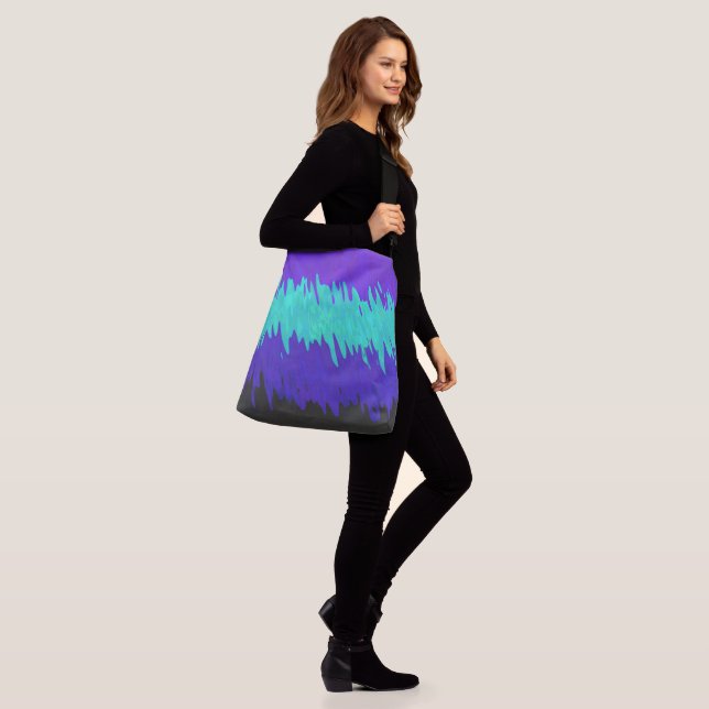 Sac Ajustable Drapeau de Fierté Alexigender Abstrait Squiggly Tr (Sur le modèle)