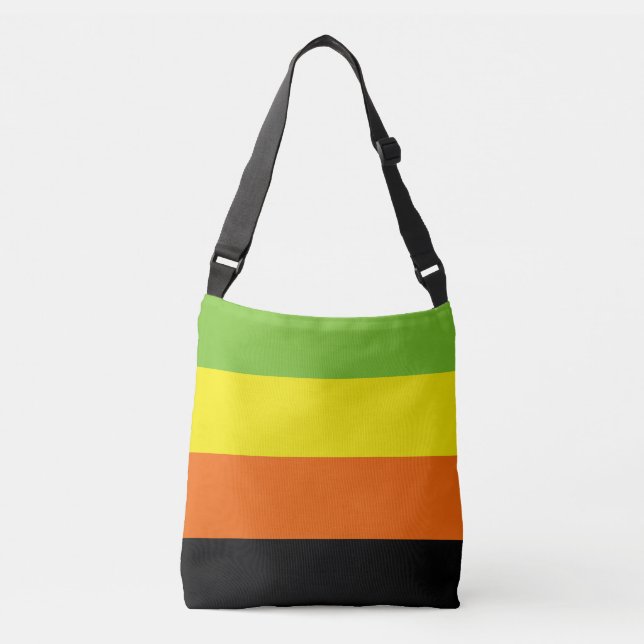 Sac Ajustable Drapeau de fierté aromantique (Devant)