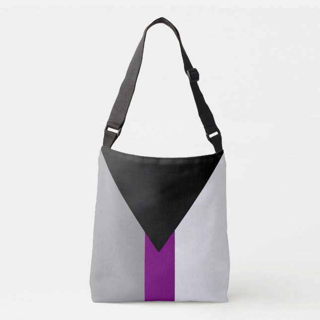Sac Ajustable Drapeau de fierté demisexuel (Devant)