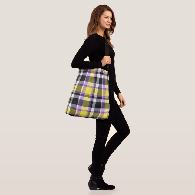 Sac Ajustable Drapeau de fierté éclectique boho non binaire à ca (Sur le modèle)