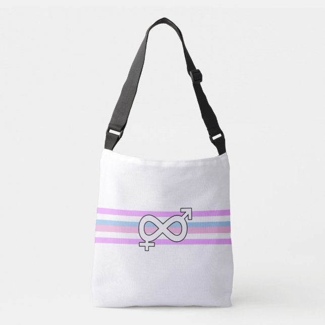 Sac Ajustable Drapeau de fierté intersexe (Devant)