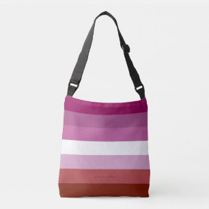 Sac Ajustable Drapeau de fierté lesbienne de SlipperyJoe's fémin