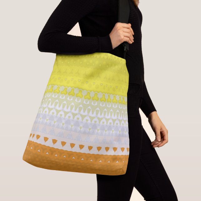 Sac Ajustable Drapeau de fierté Maverique abstrait funky géométr (De près)