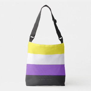 Sac Ajustable Drapeau de fierté non binaire de SlipperyJoe's jau