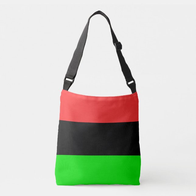 Sac Ajustable Drapeau de la diaspora afro-américaine  (Devant)
