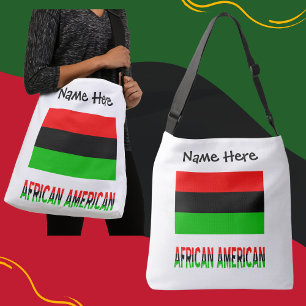 Sac Ajustable Drapeau de la diaspora afro-américaine personnalis